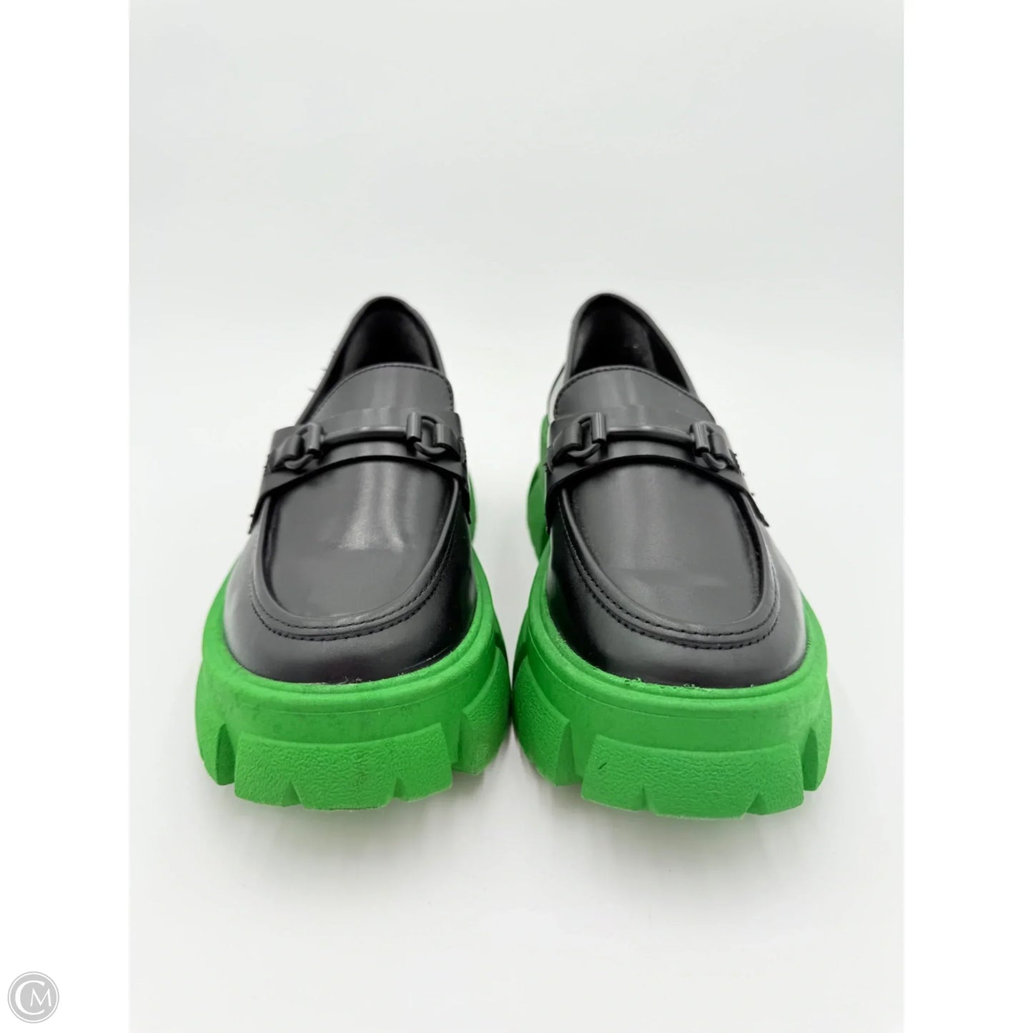 Shoes Heels Platform By Steve Madden In Black & Green, Size: 9.5