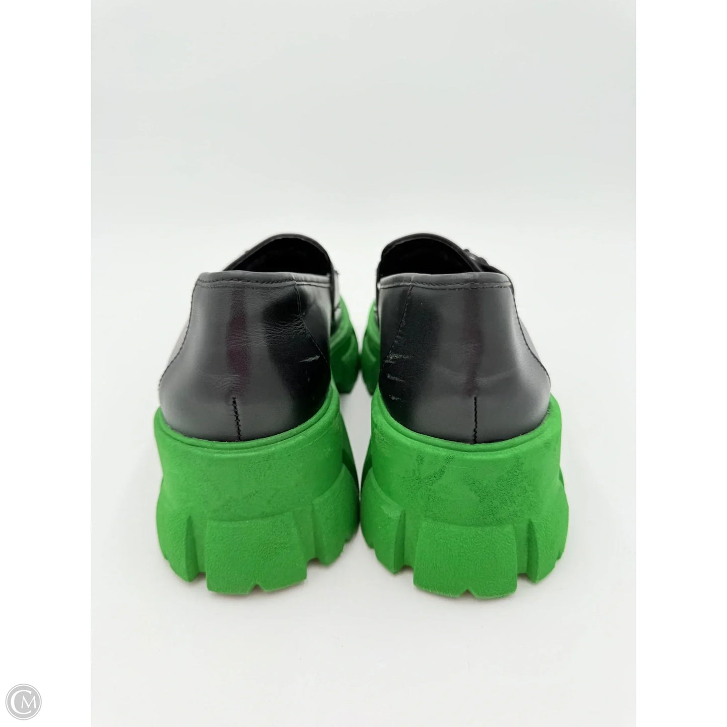 Shoes Heels Platform By Steve Madden In Black & Green, Size: 9.5