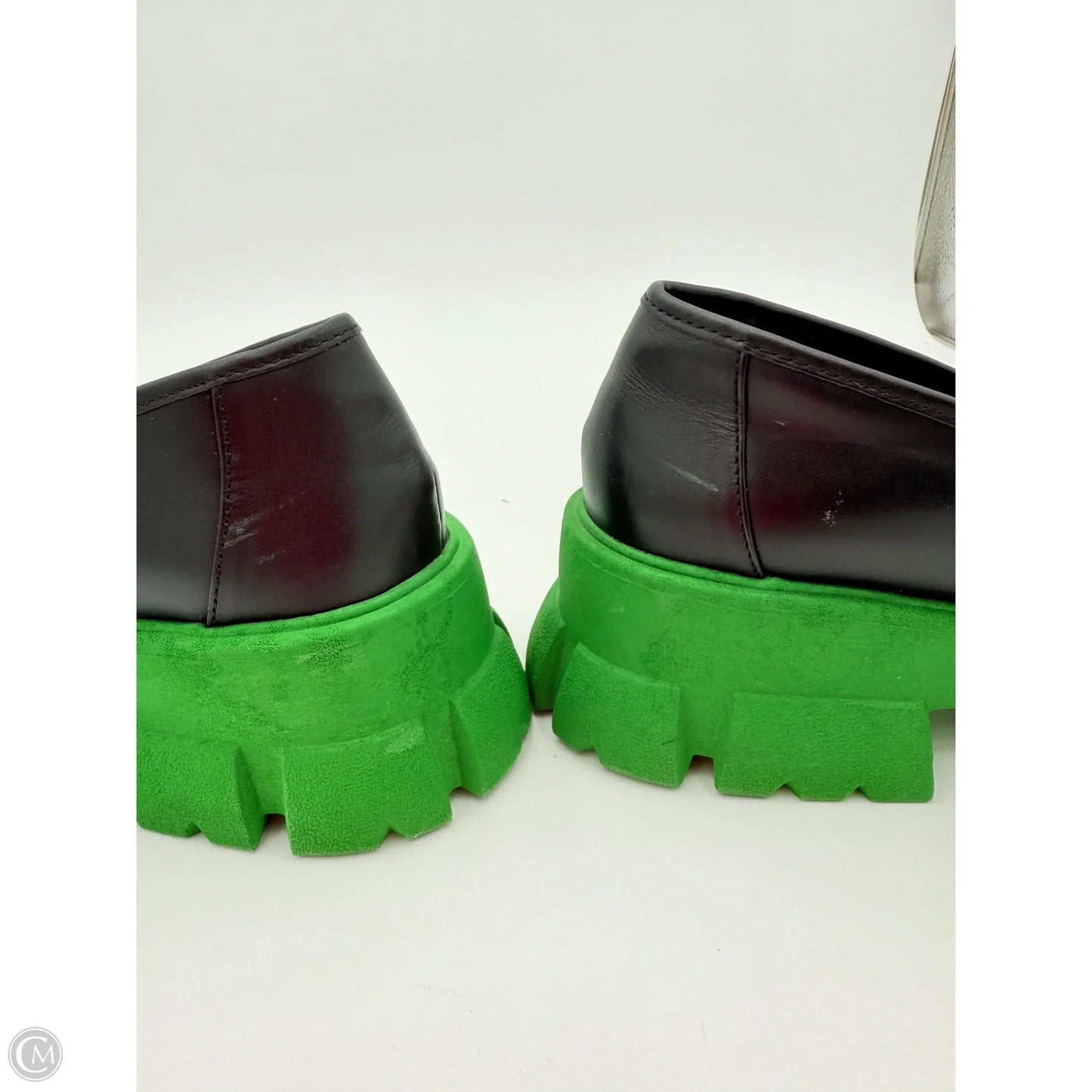 Shoes Heels Platform By Steve Madden In Black & Green, Size: 9.5