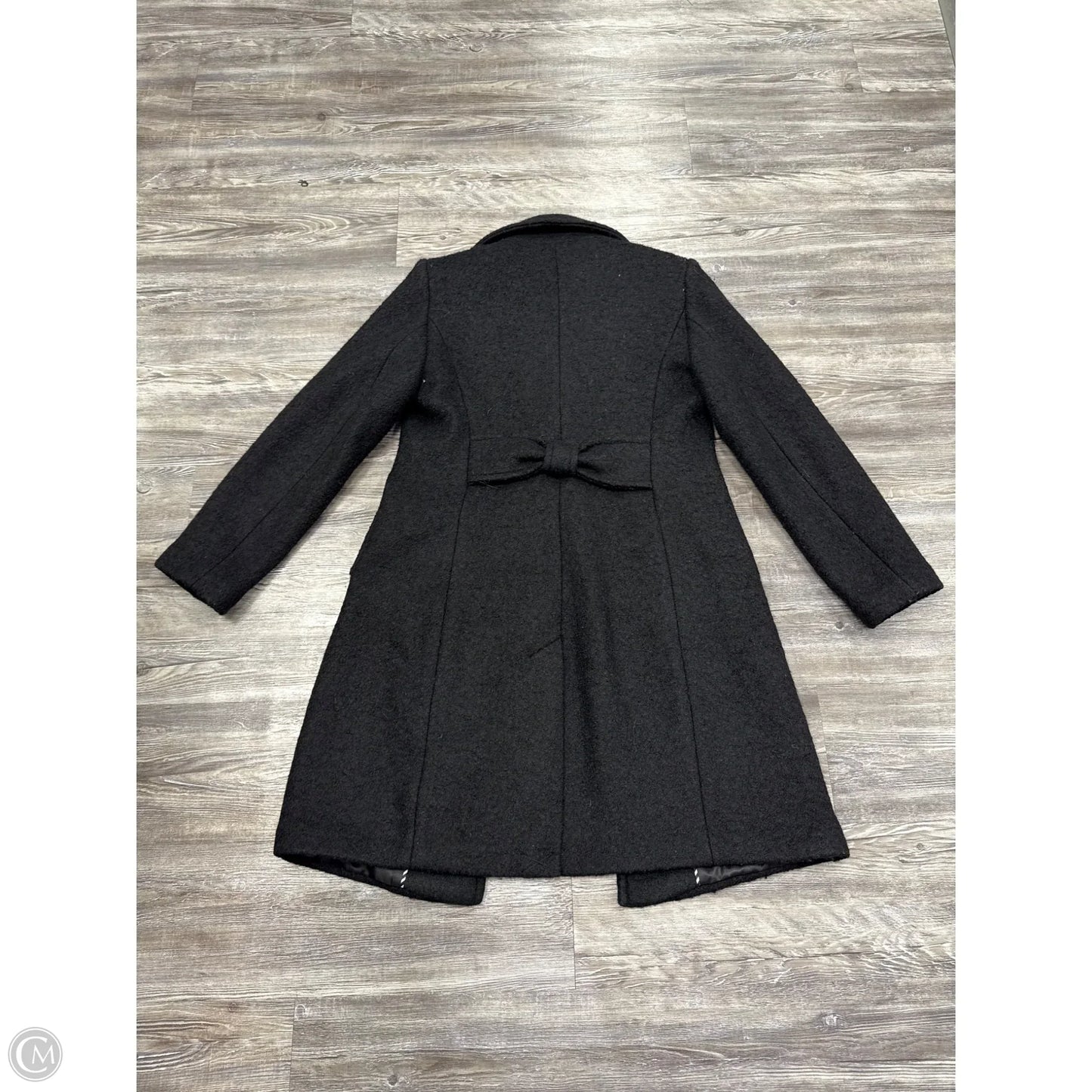 Coat Designer By Kate Spade In Black, Size: S