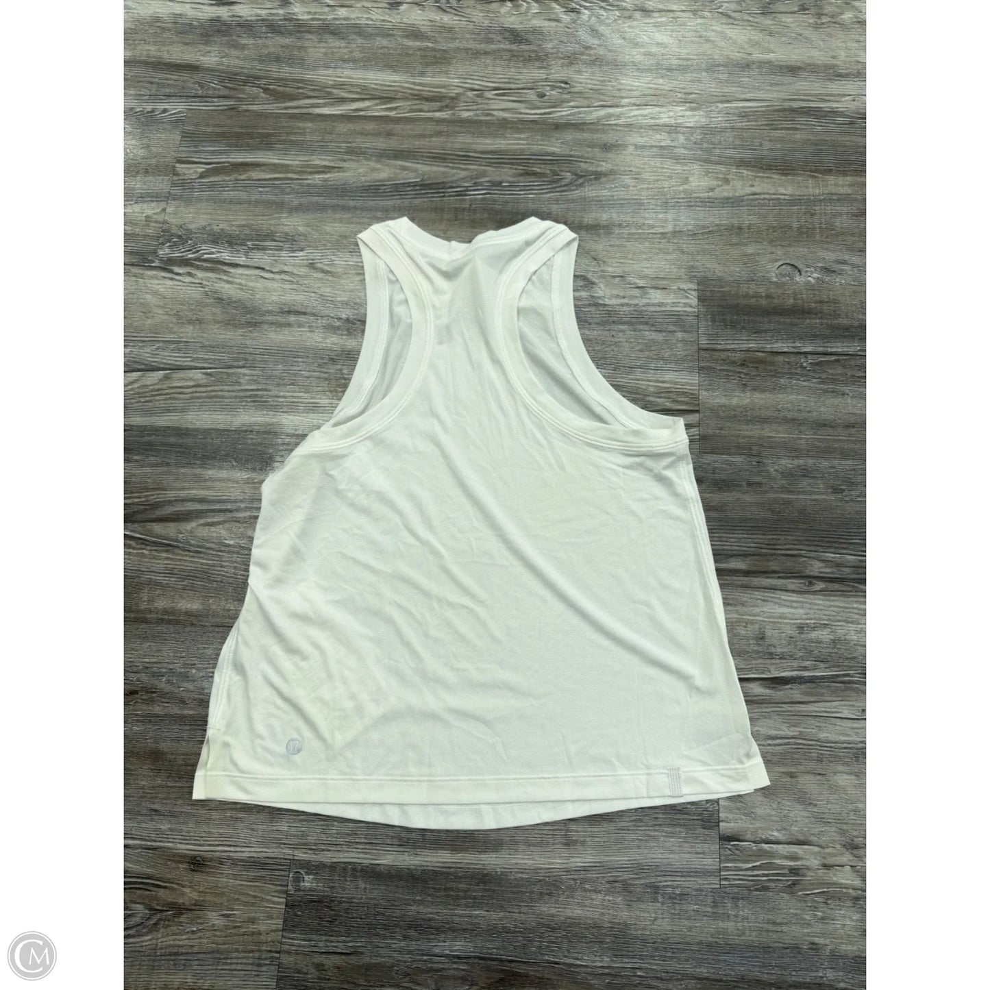 Athletic Tank Top By Lululemon In White, Size: 4