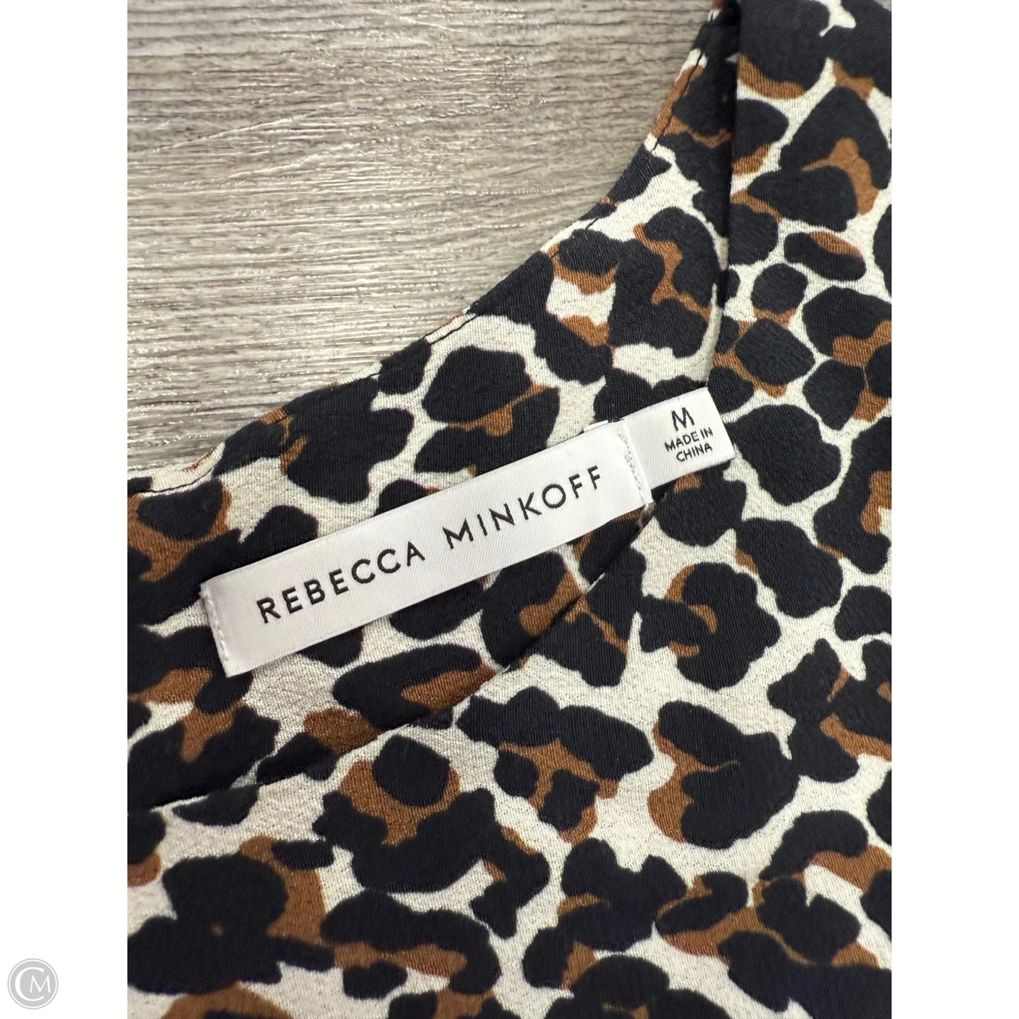 Dress Designer By Rebecca Minkoff In Animal Print, Size: M