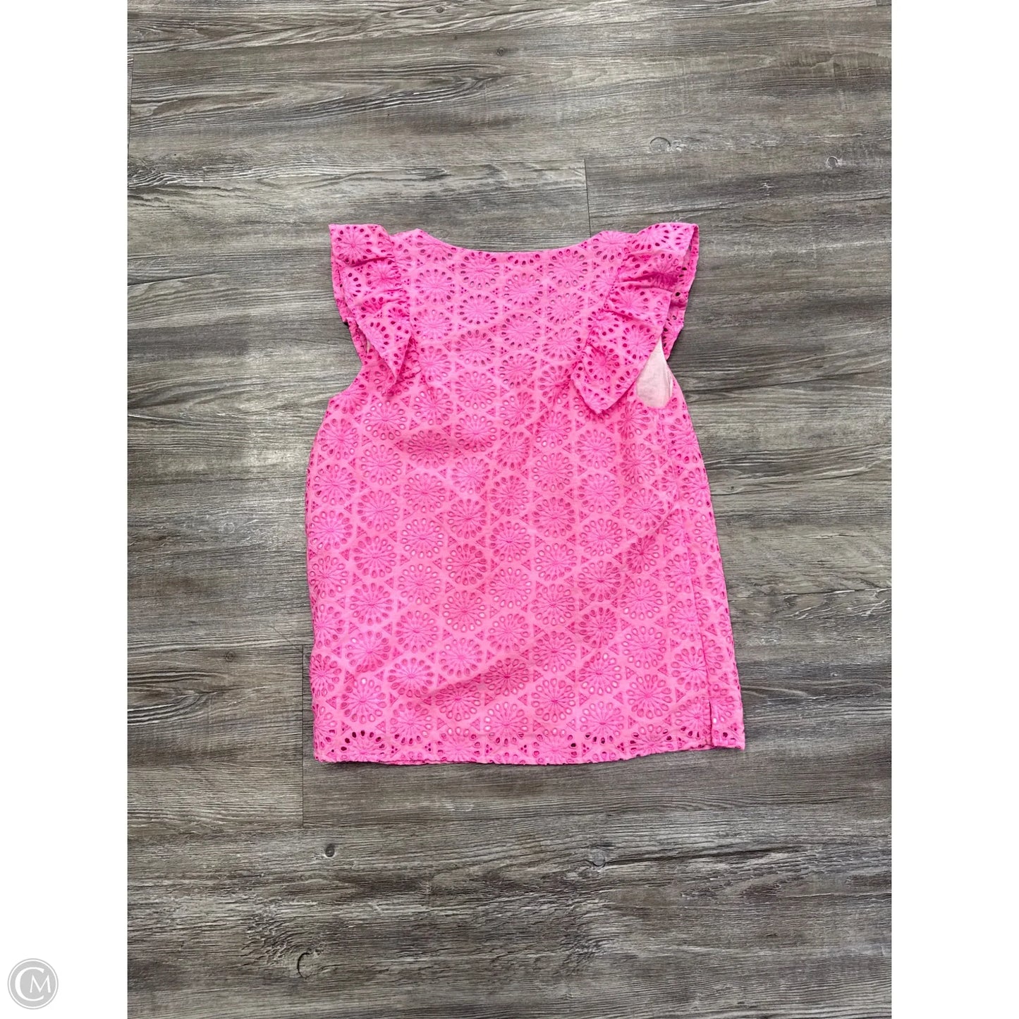 Top Short Sleeve Designer By Lilly Pulitzer In Pink, Size: Xs