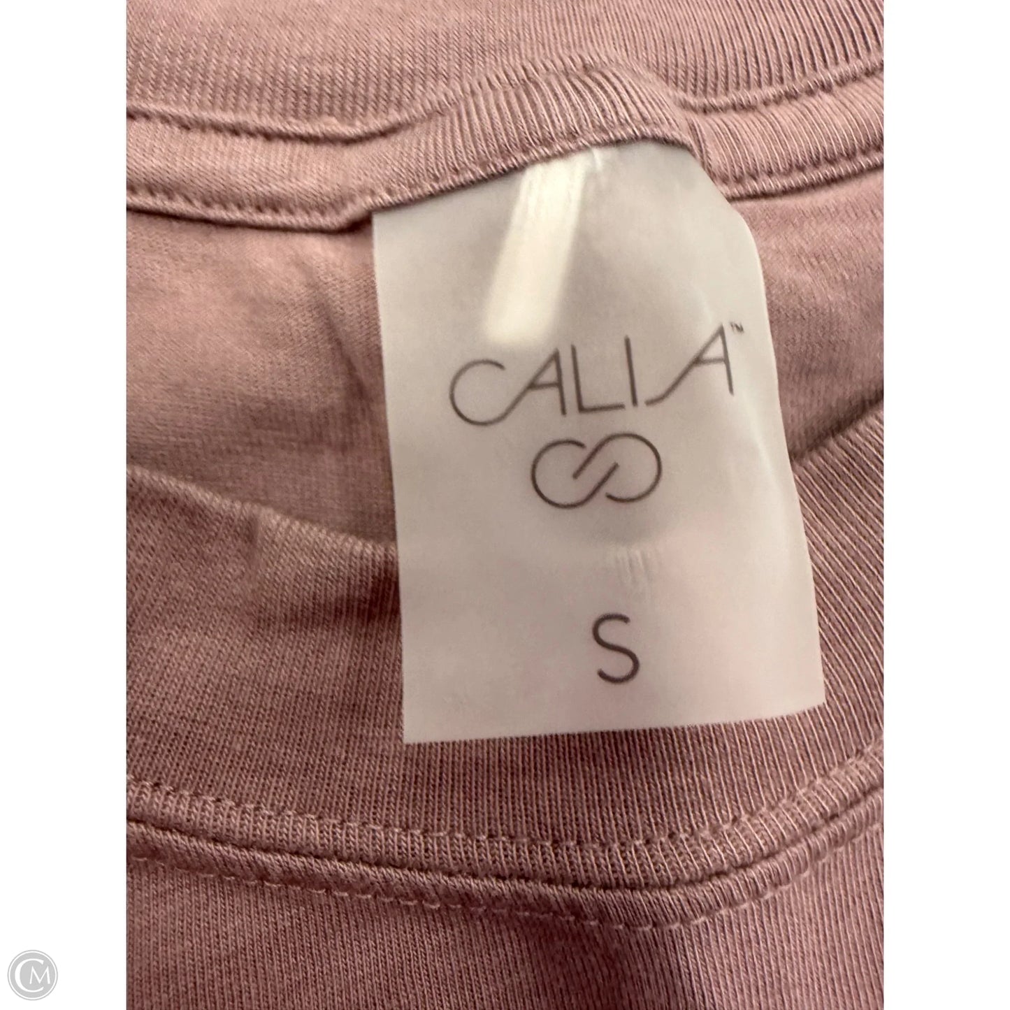 Athletic Top Short Sleeve By Calia In Pink, Size: S