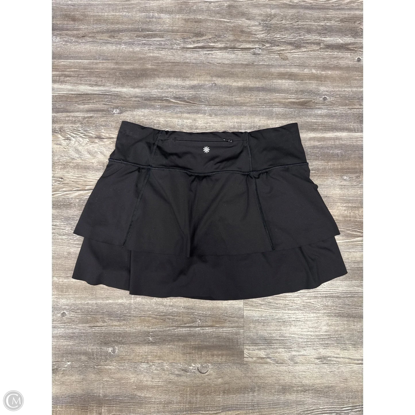 Athletic Skort By Athleta In Black, Size: L