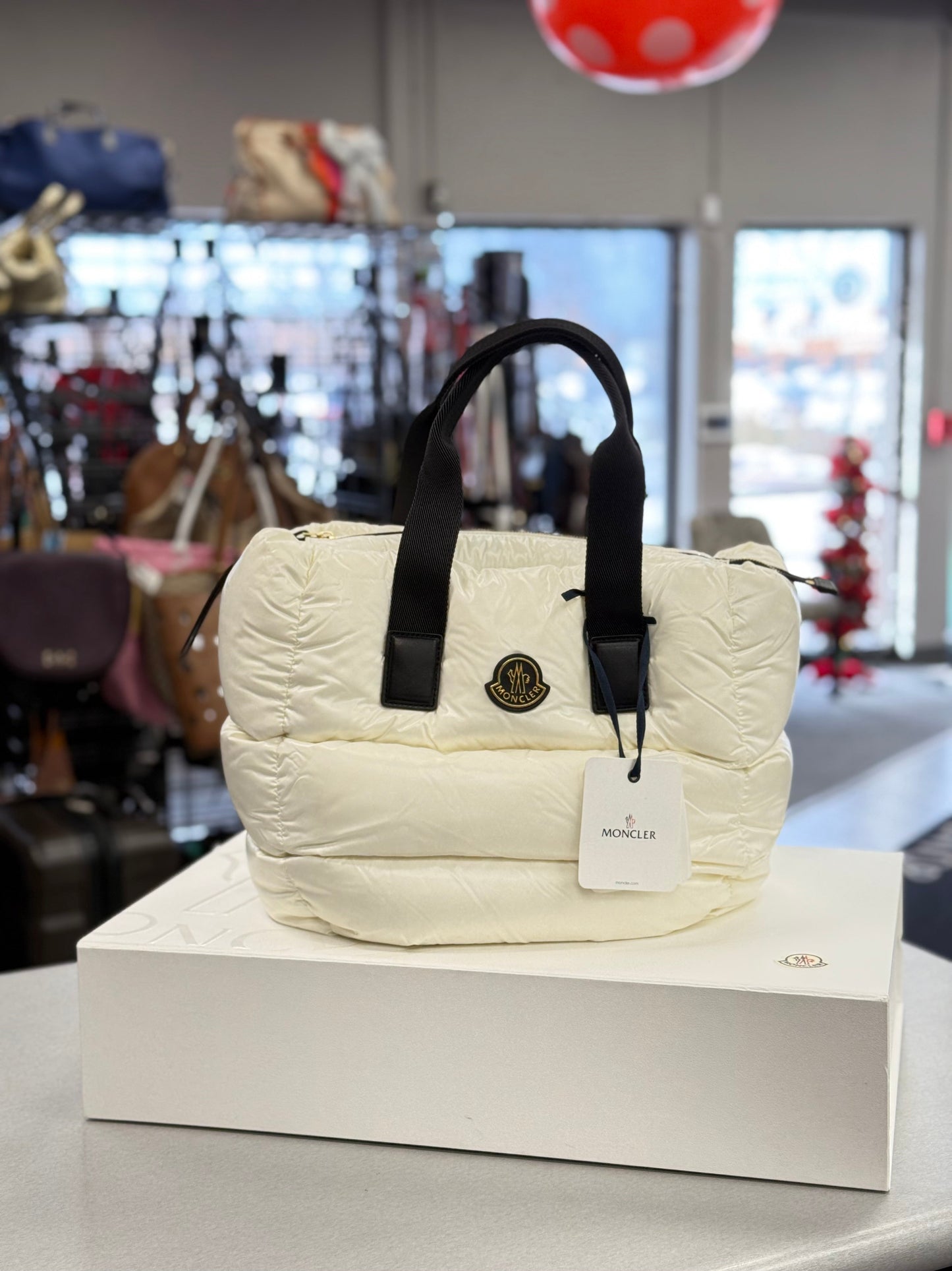 Handbag Luxury Designer By Moncler, Size: Large