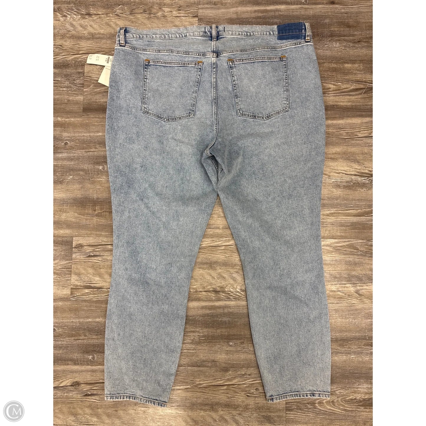 Jeans Skinny By Abercrombie And Fitch In Blue Denim, Size: 20