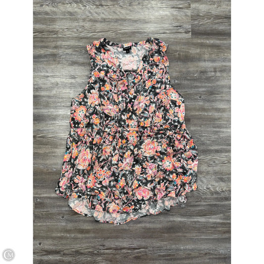 Top Sleeveless By Torrid In Multi-colored, Size: 3x