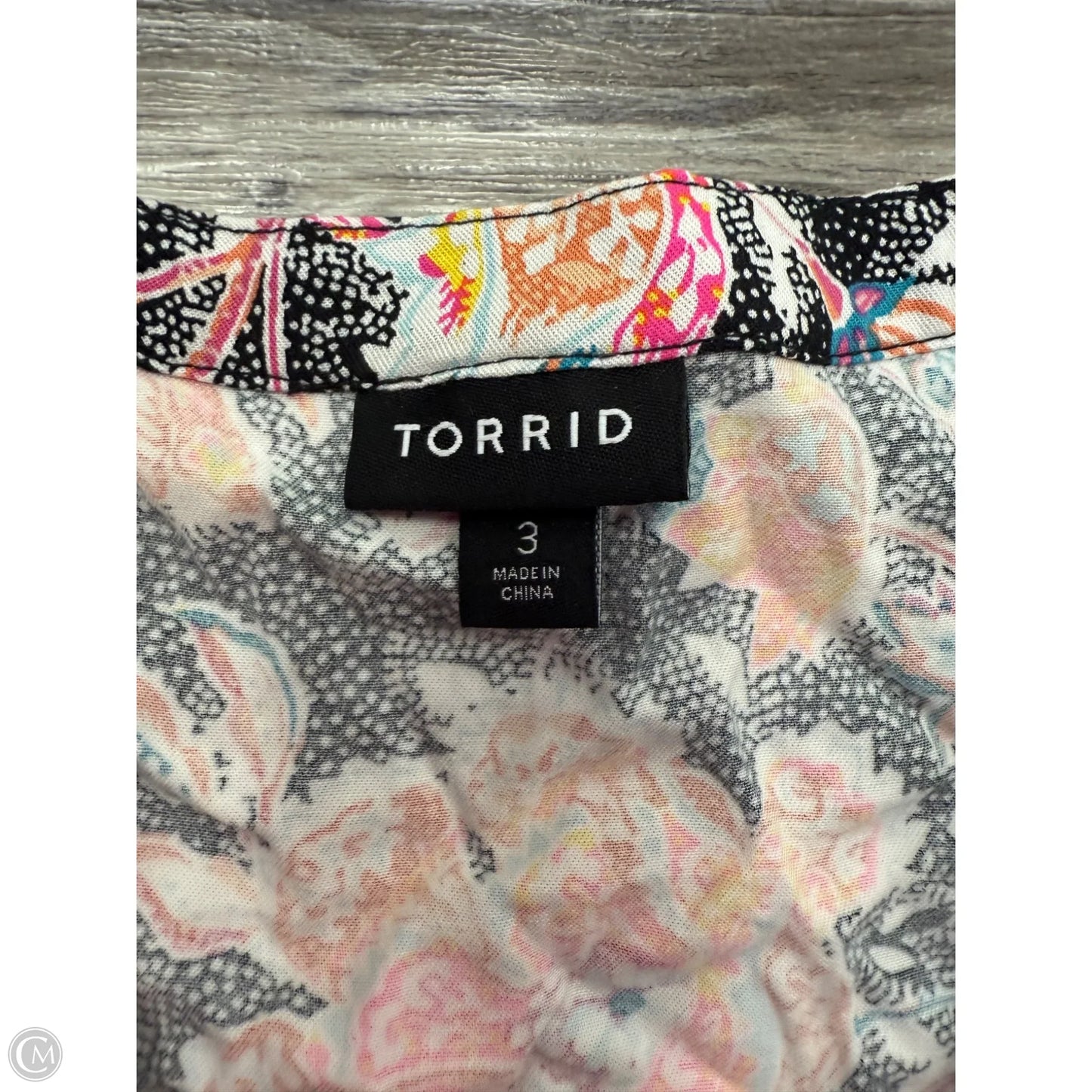 Top Sleeveless By Torrid In Multi-colored, Size: 3x