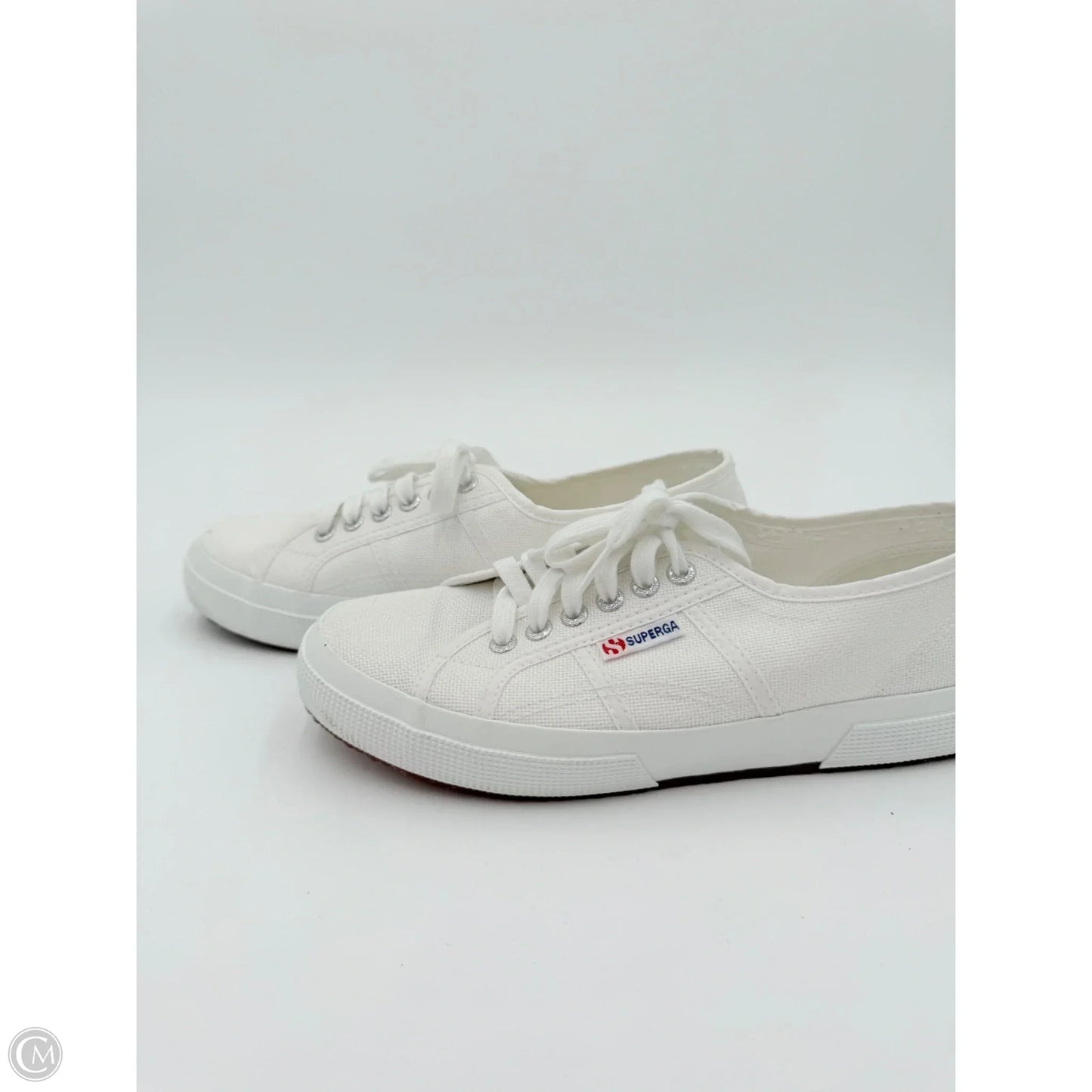 Shoes Sneakers By Superga In White, Size: 9