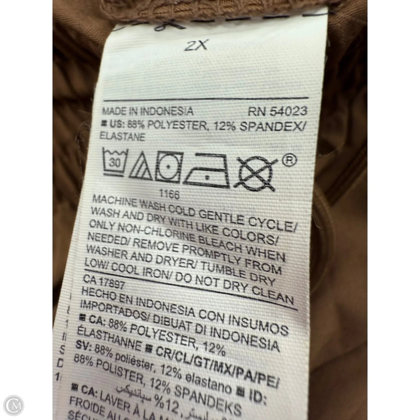 Athletic Pants By Gapfit In Brown, Size: 2x