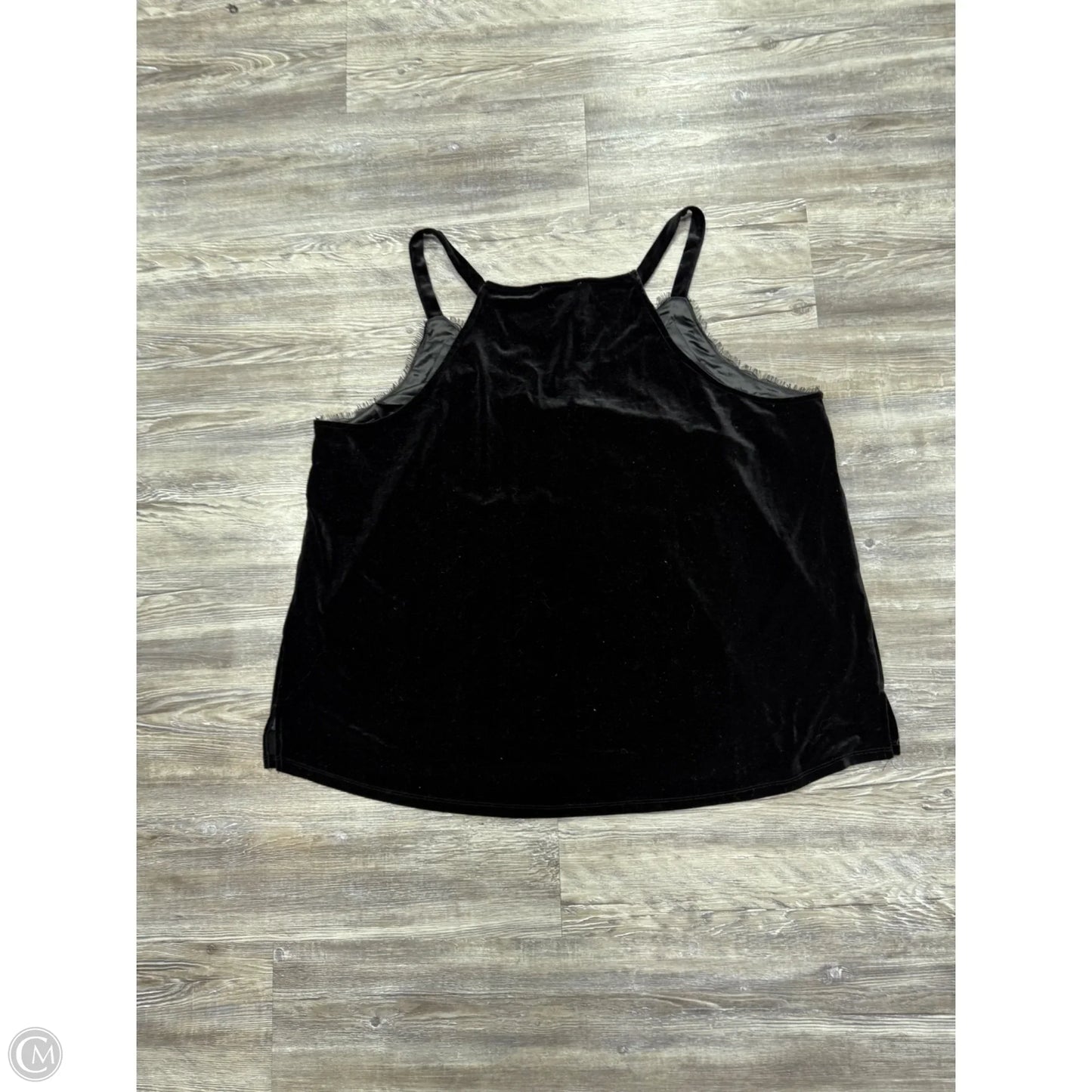 Top Sleeveless By Skies Are Blue In Black, Size: 3x