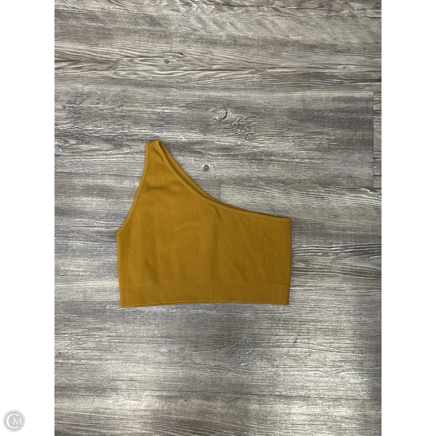 Athletic Tank Top By Set Active In Yellow, Size: M