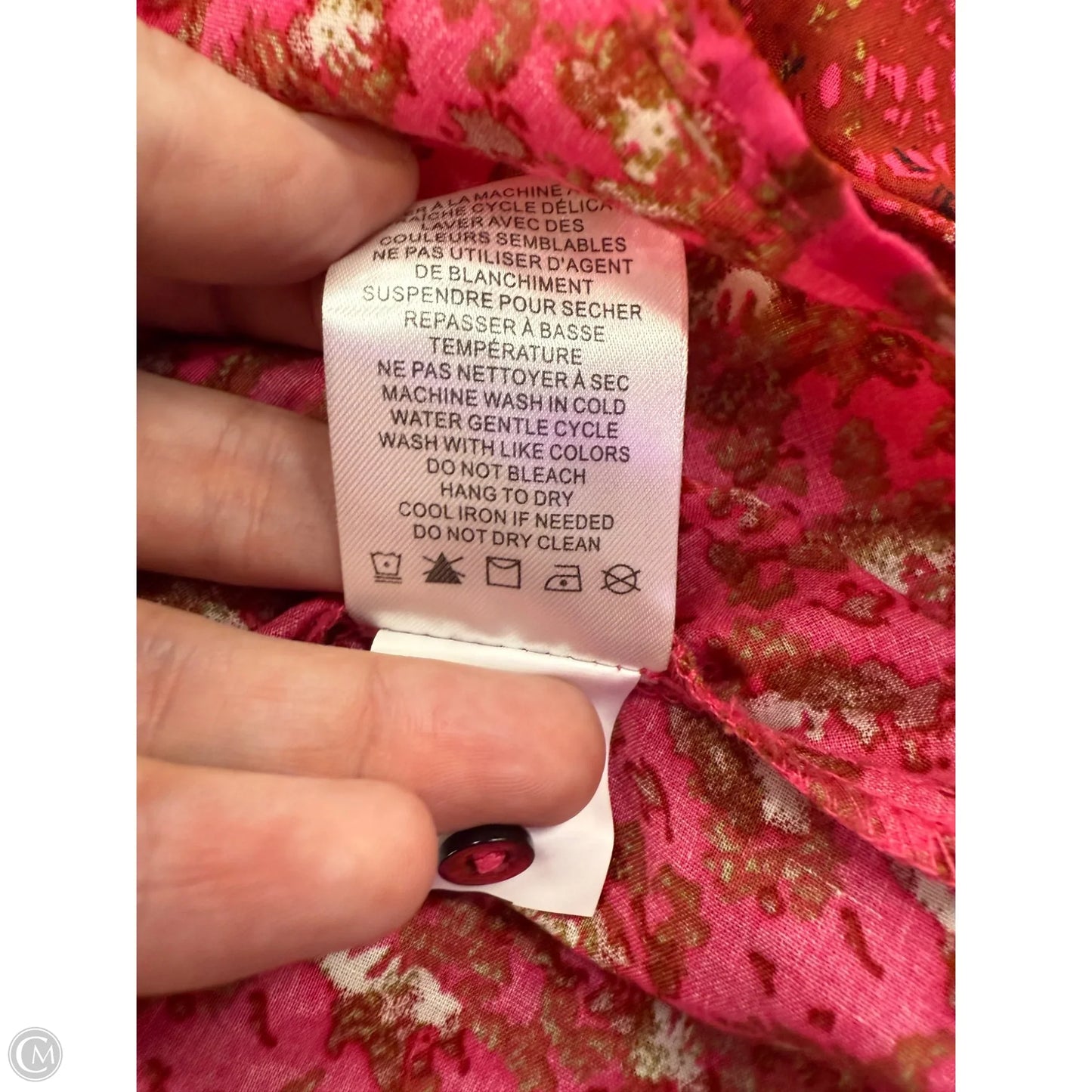 Top Long Sleeve By Joie In Pink, Size: S