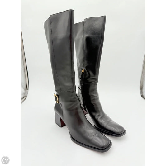 Boots Designer By Sergio Rossi In Black, Size: 9