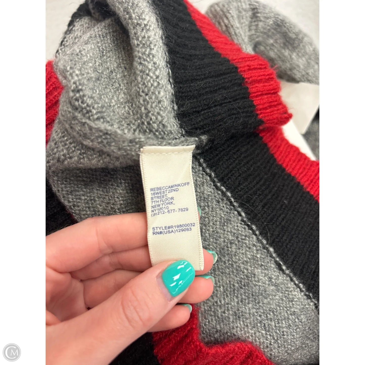 Sweater Designer By Rebecca Minkoff In Grey, Size: S