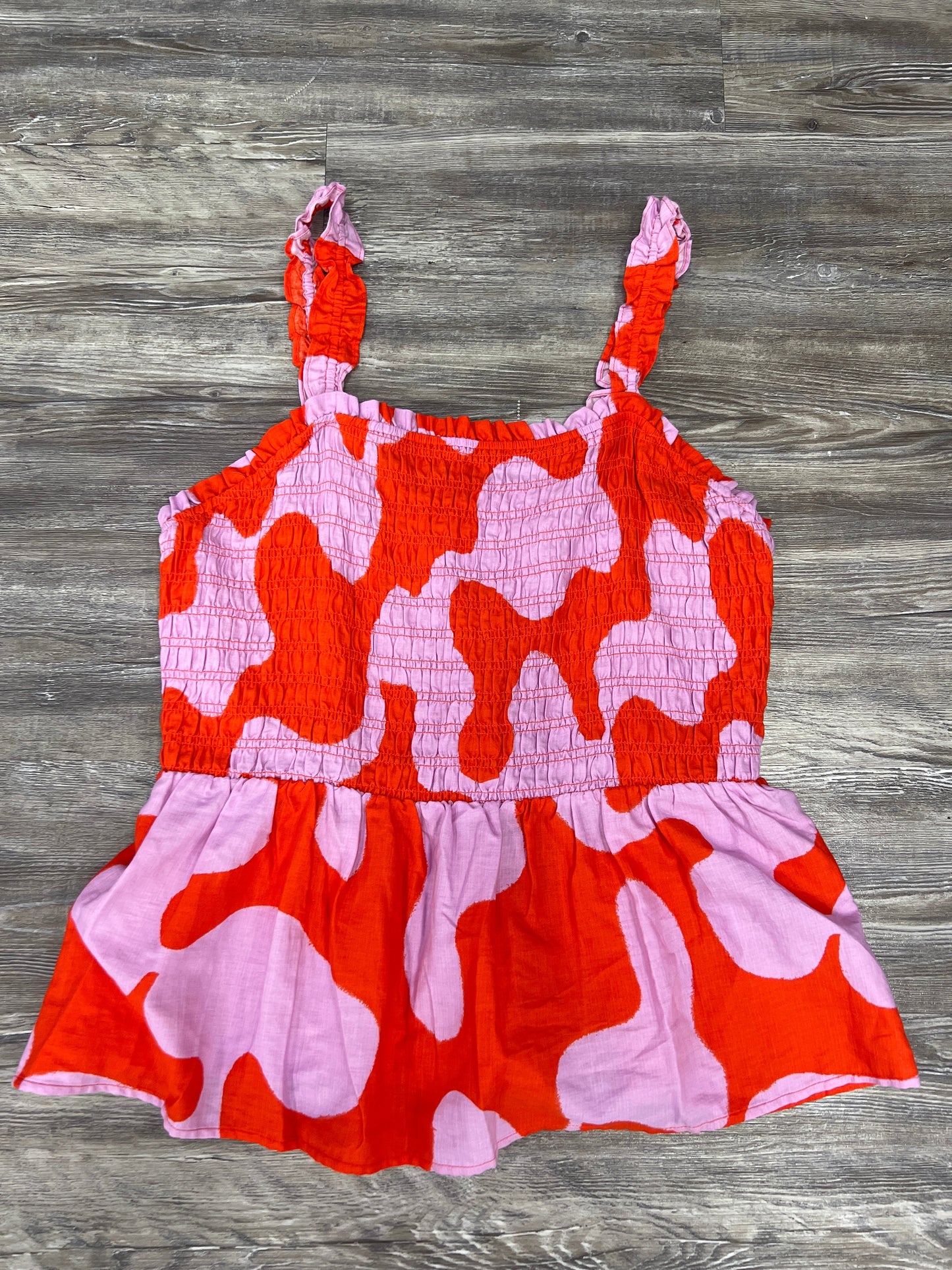 Purple & Red Top Sleeveless Ava & Viv, Size 1x