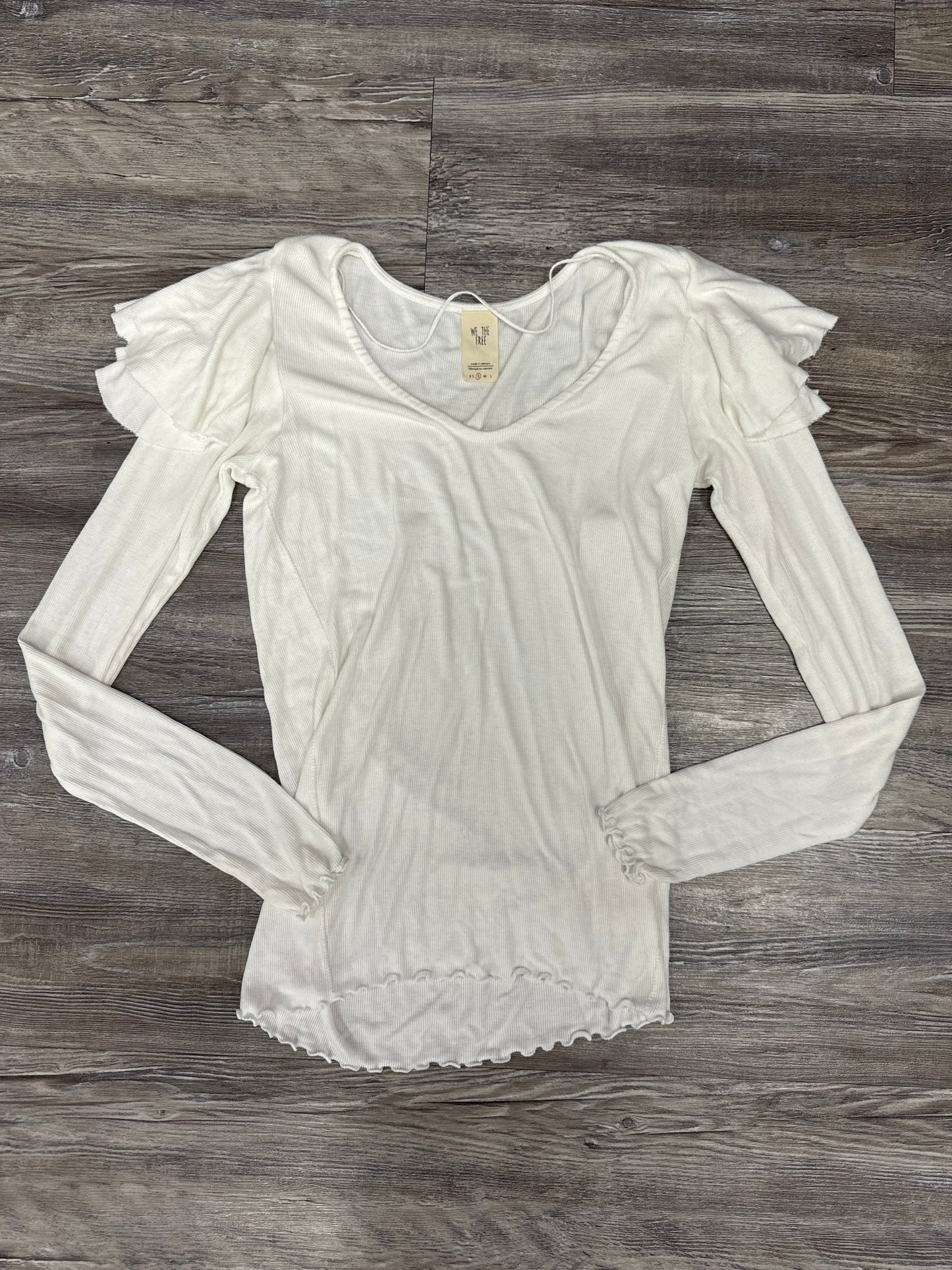 Top Long Sleeve Basic By We The Free In White, Size: S