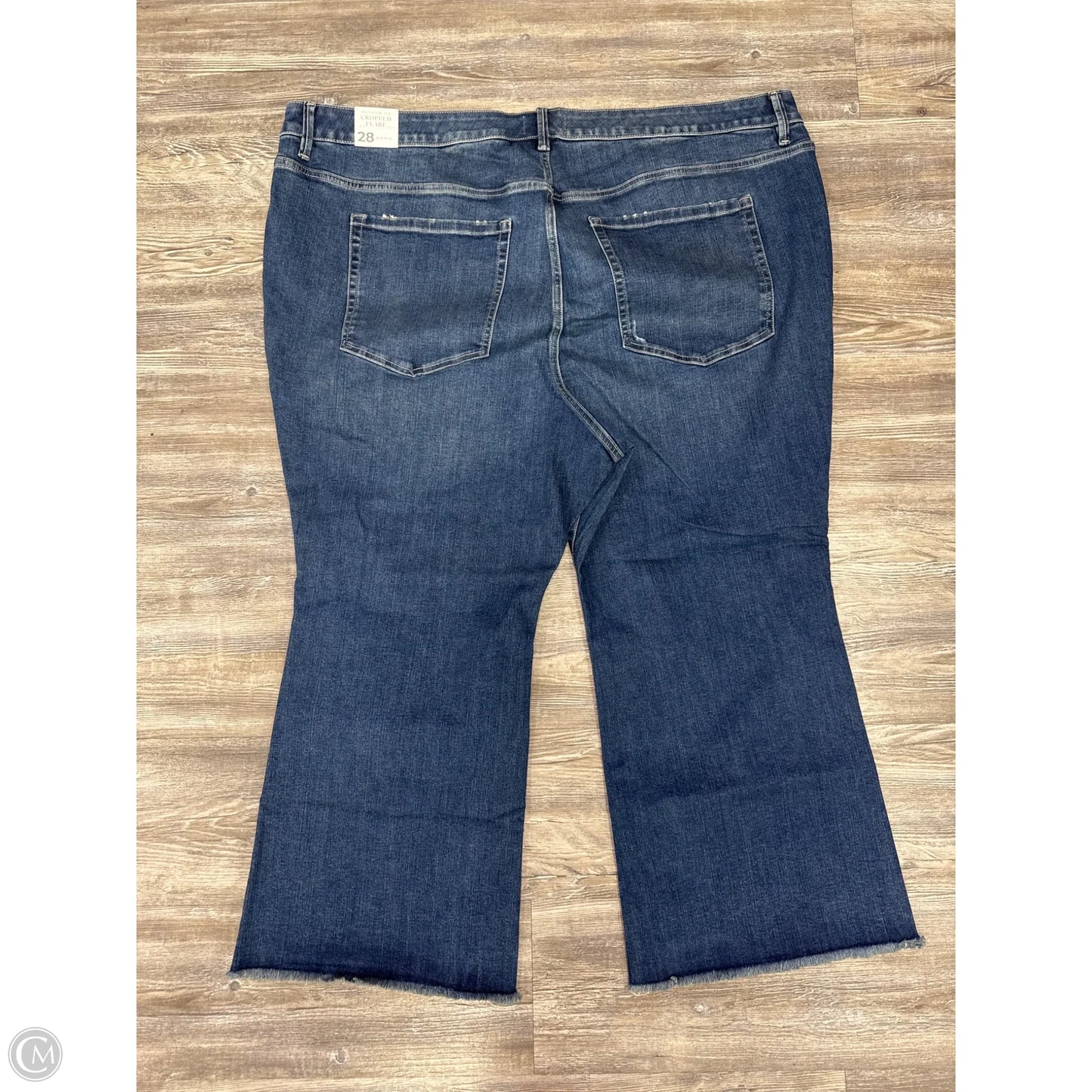 Jeans Flared By Lane Bryant In Blue Denim, Size: 28