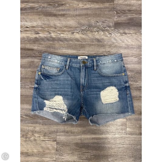 Shorts By Frame In Blue Denim, Size: 2