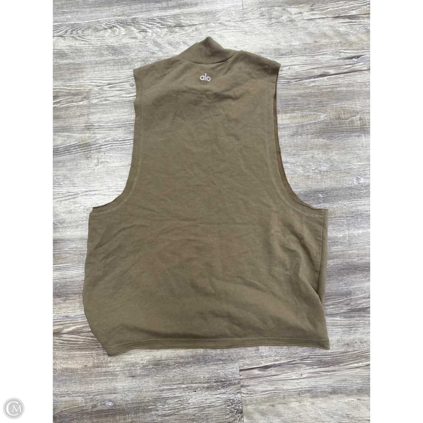 Athletic Tank Top By Alo In Green, Size: S