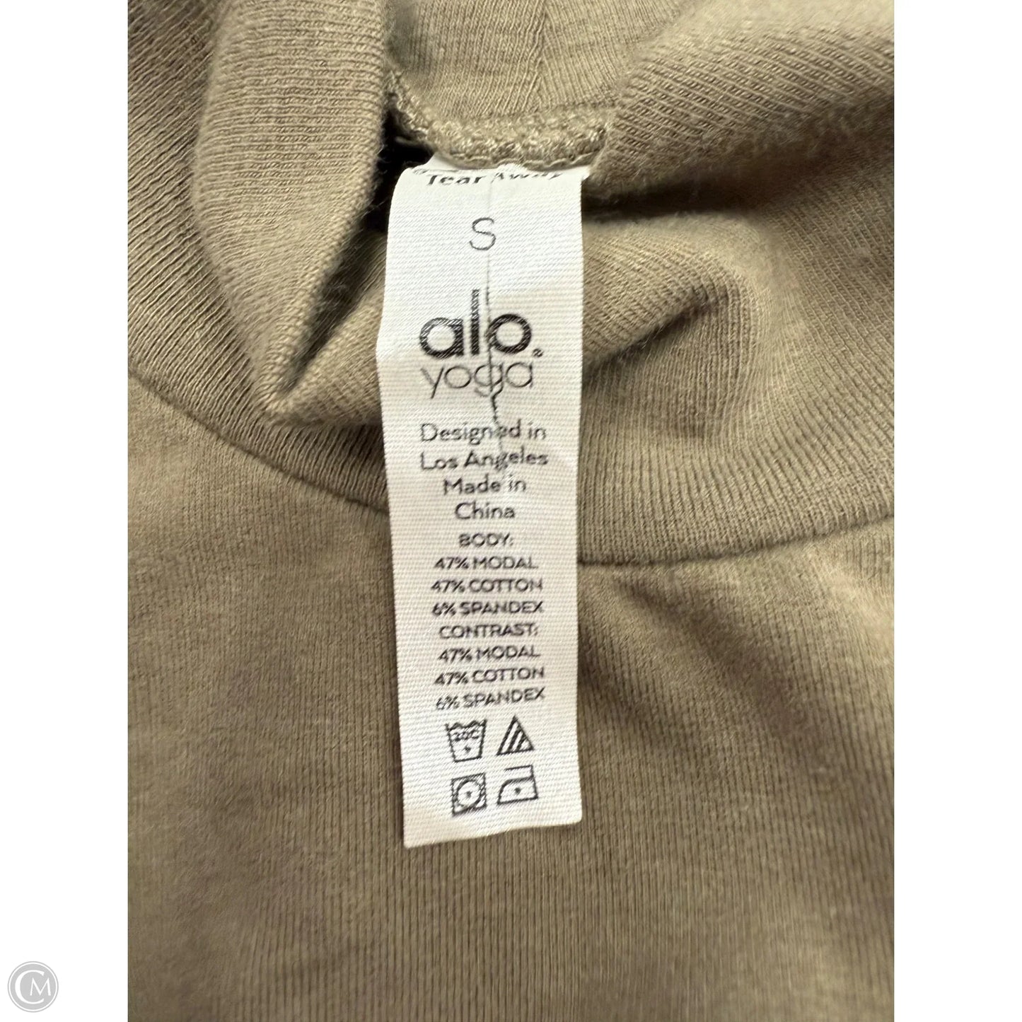 Athletic Tank Top By Alo In Green, Size: S