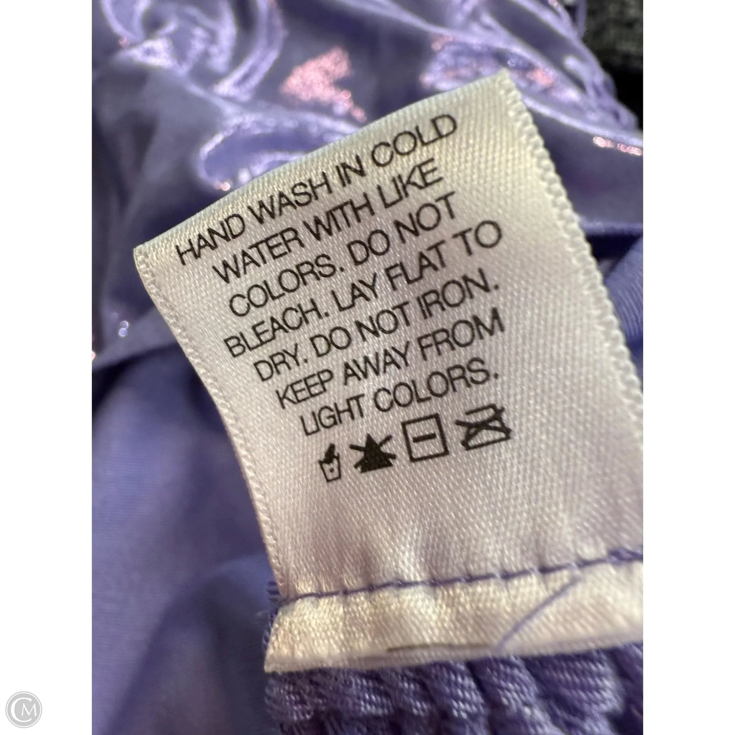 Dress Party Long By Norma Kamali In Purple, Size: L