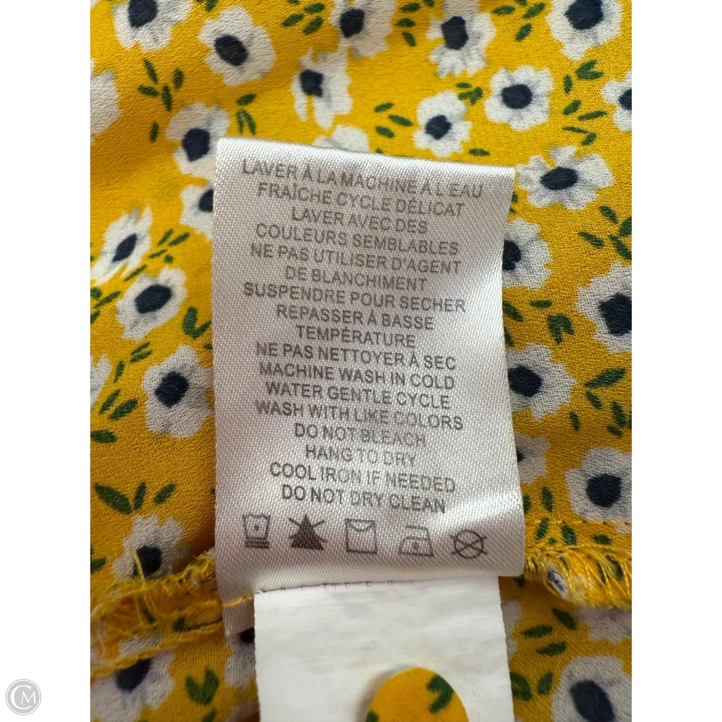 Top Short Sleeve Basic By Cynthia Rowley In Yellow, Size: 2x