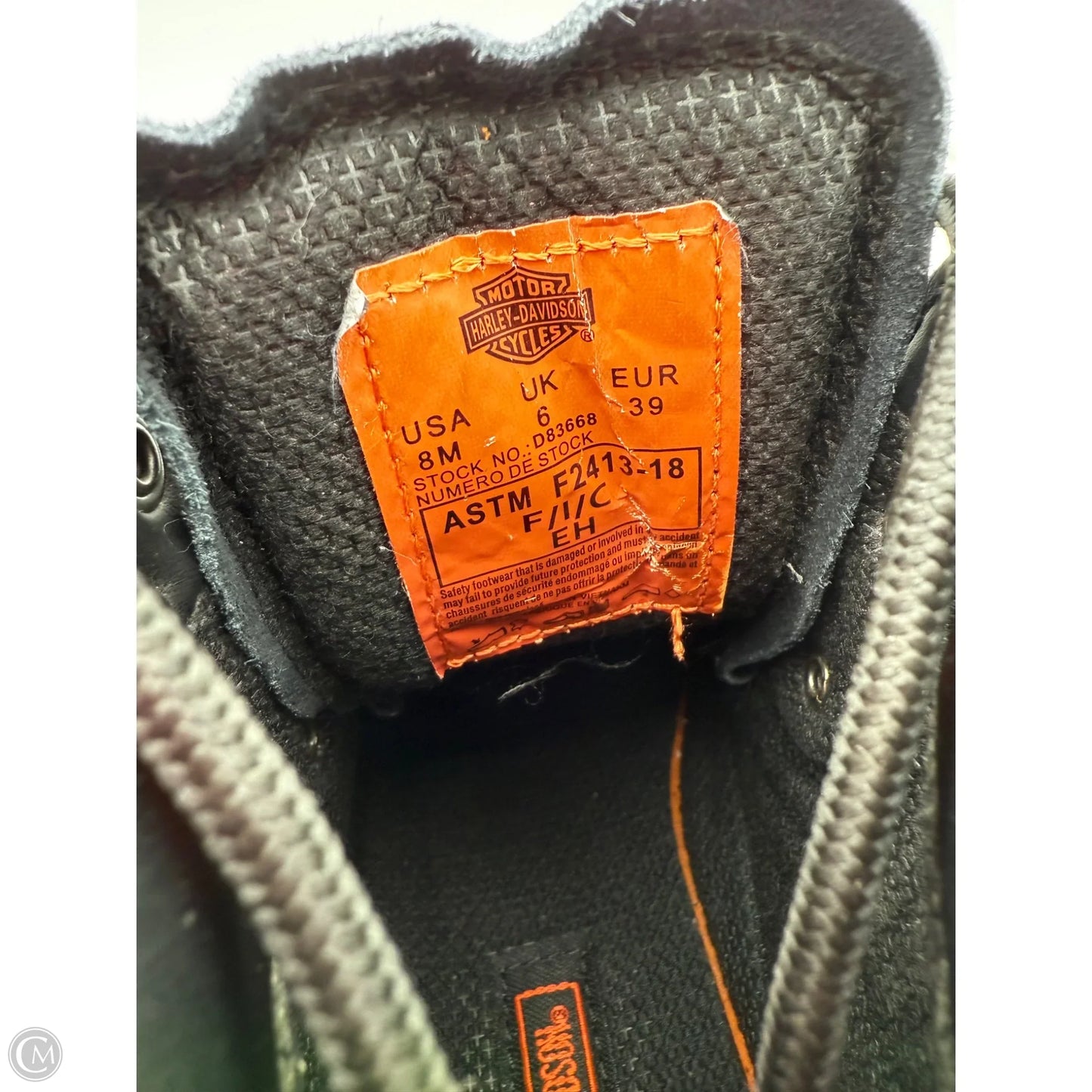 Boots Mid-calf Flats By Harley Davidson In Black, Size: 8