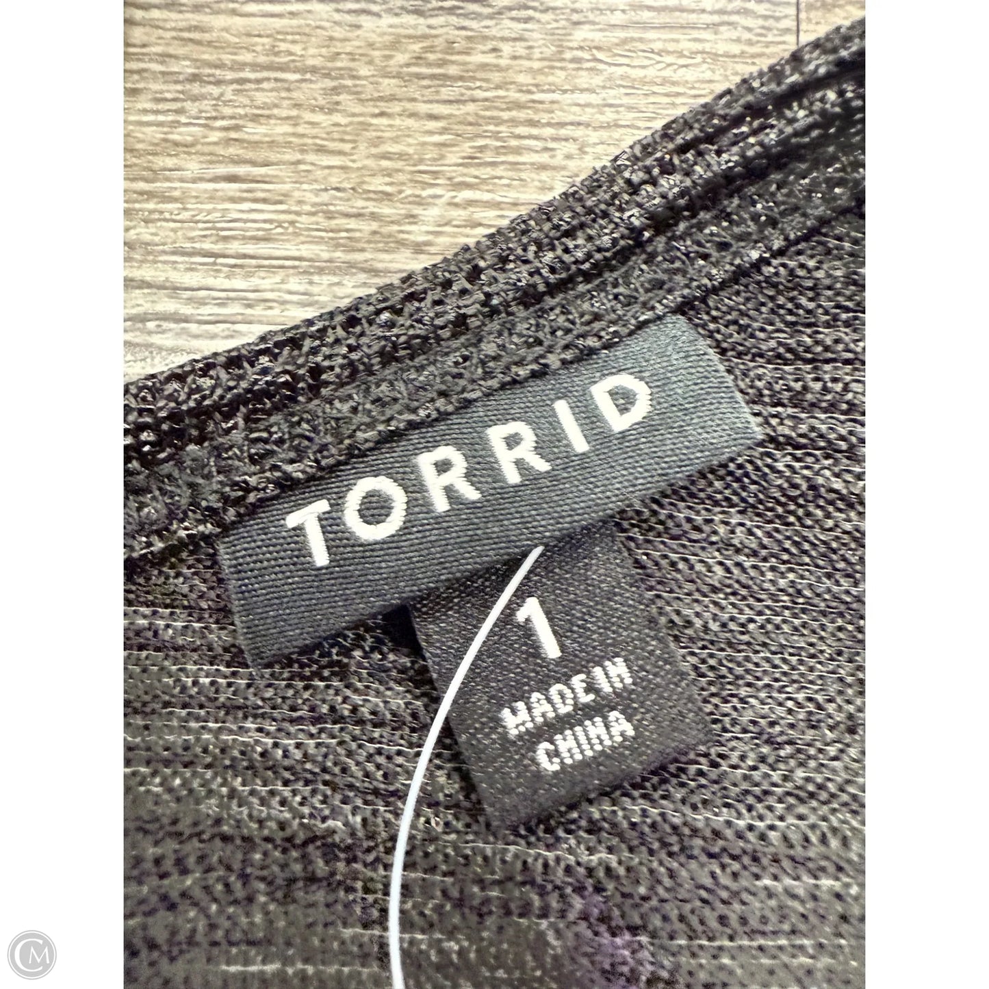 Top Sleeveless By Torrid In Black, Size: 1x