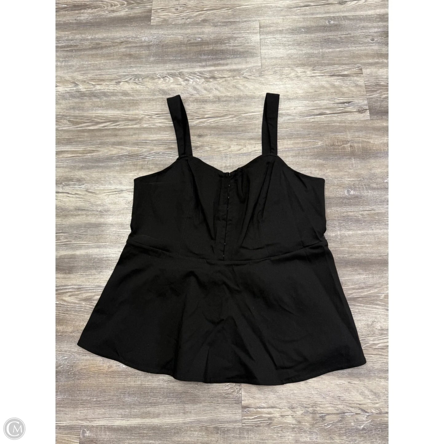 Top Sleeveless By Torrid In Black, Size: 2x