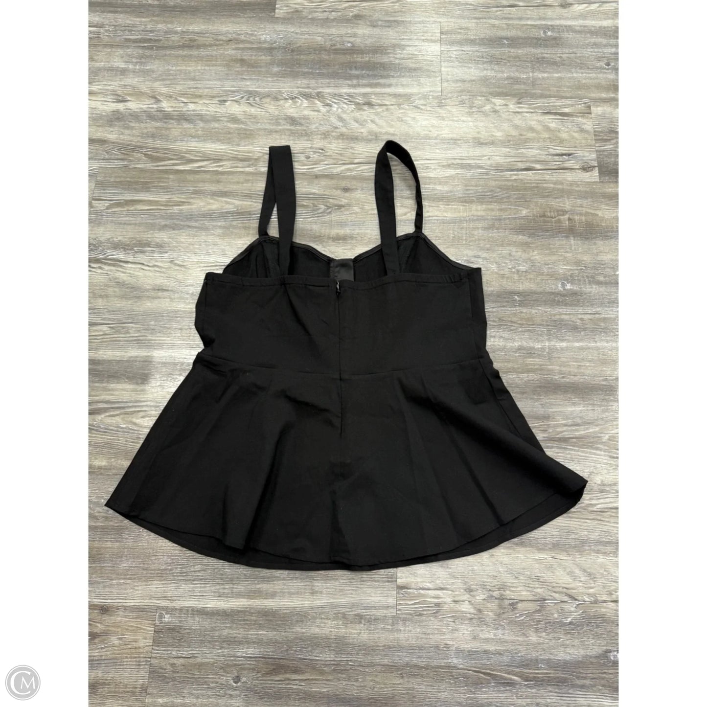 Top Sleeveless By Torrid In Black, Size: 2x