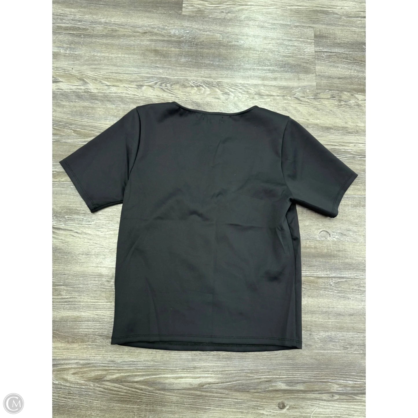 Top Short Sleeve By Good American In Black, Size: M