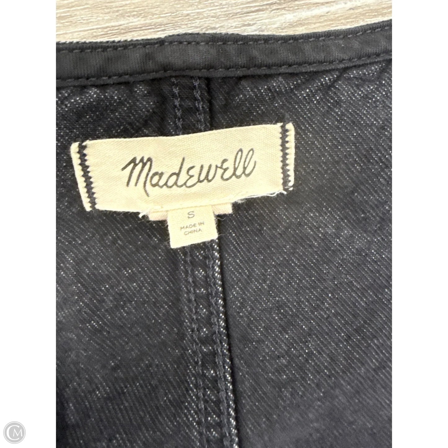 Jumpsuit By Madewell In Black Denim, Size: S