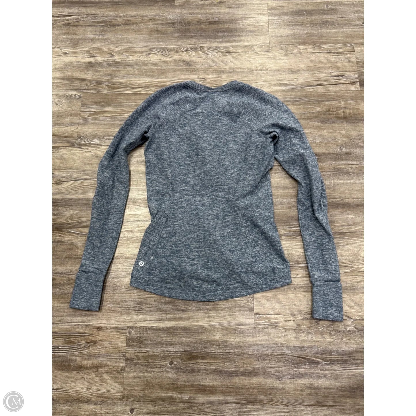 Athletic Top Long Sleeve Crewneck By Lululemon In Blue, Size: M