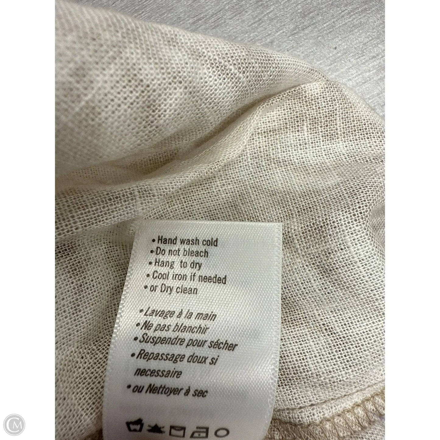 Dress Casual Maxi By Paige In Tan & White, Size: S