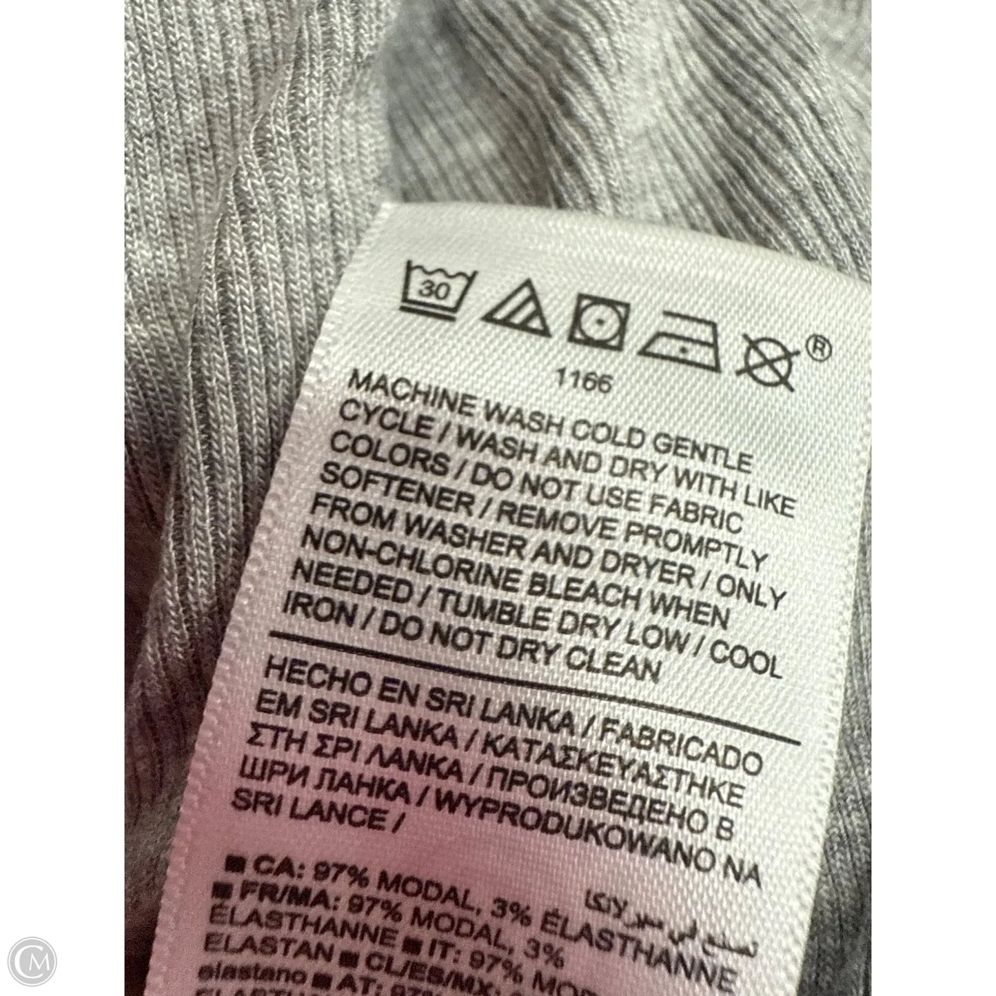 Athletic Tank Top By Athleta In Grey, Size: L