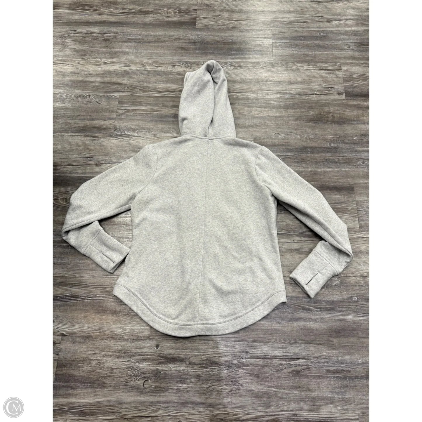 Athletic Sweatshirt Hoodie By Athleta In Grey, Size: L