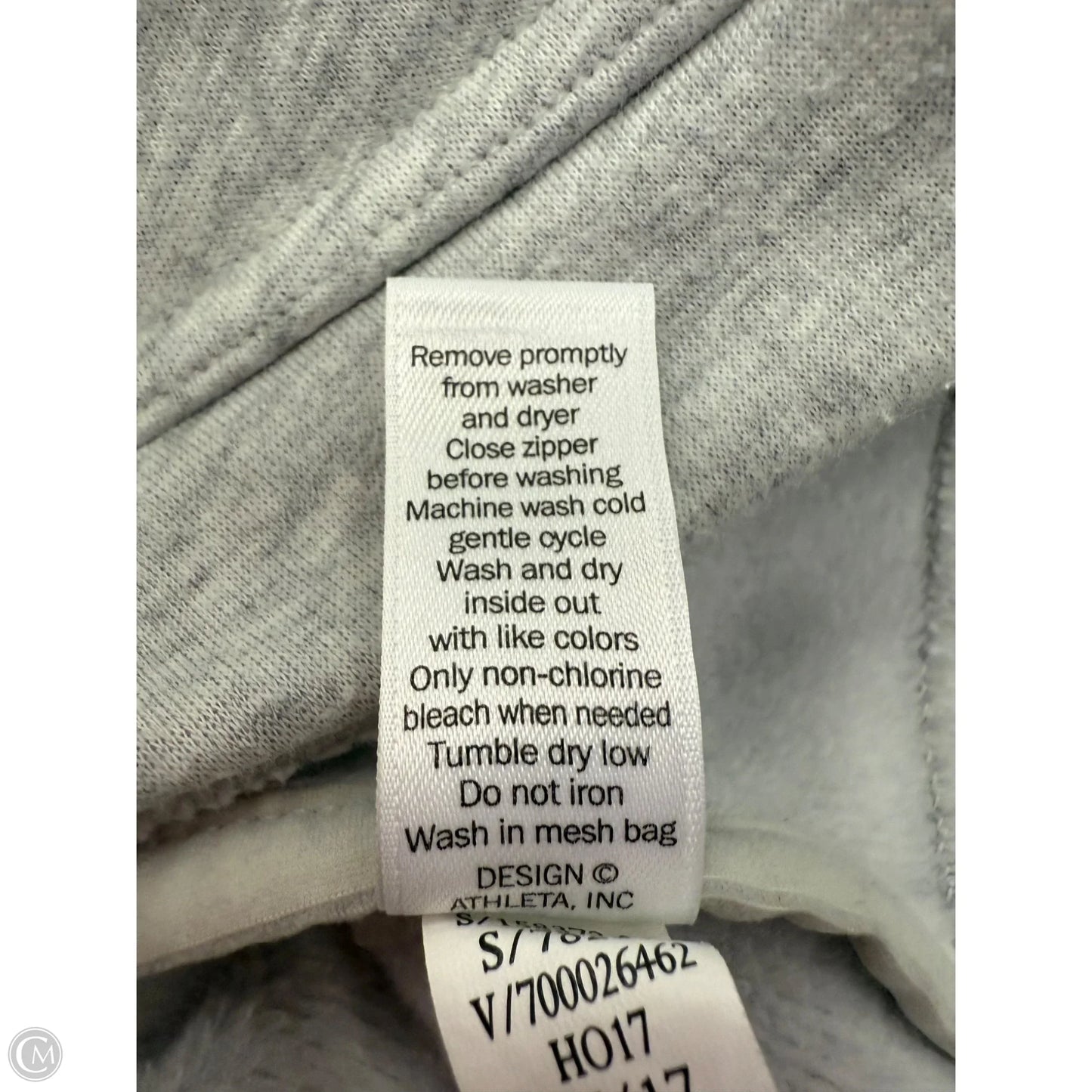 Athletic Sweatshirt Hoodie By Athleta In Grey, Size: L