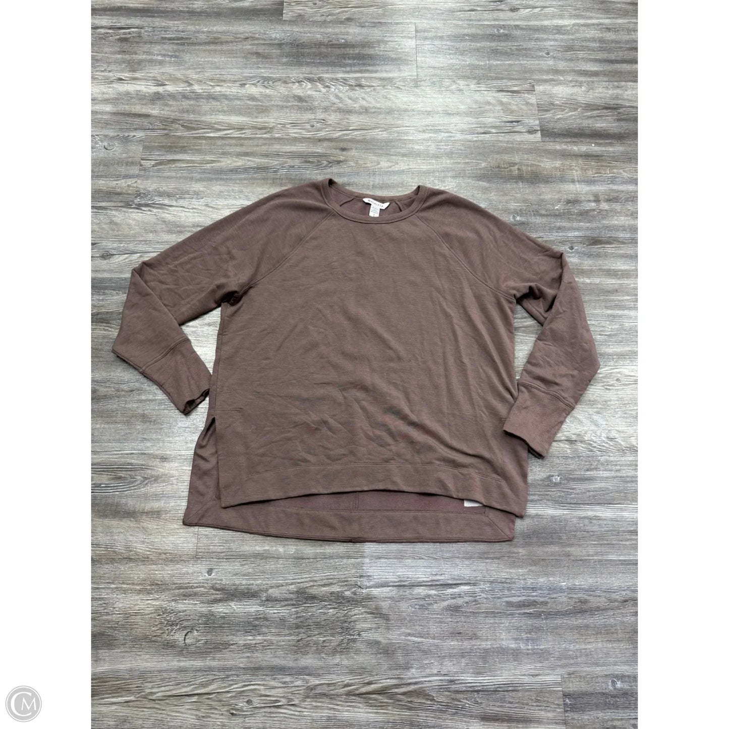 Athletic Top Long Sleeve Crewneck By Athleta In Mauve, Size: L