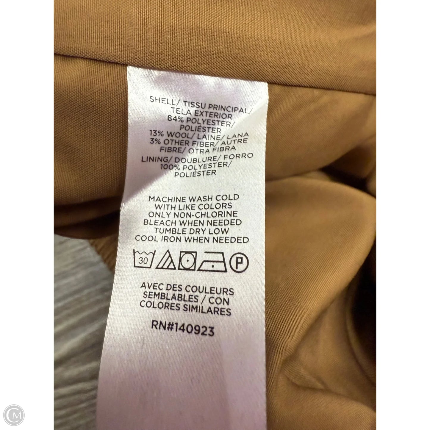 Jacket Moto By Loft In Pink & Tan, Size: M