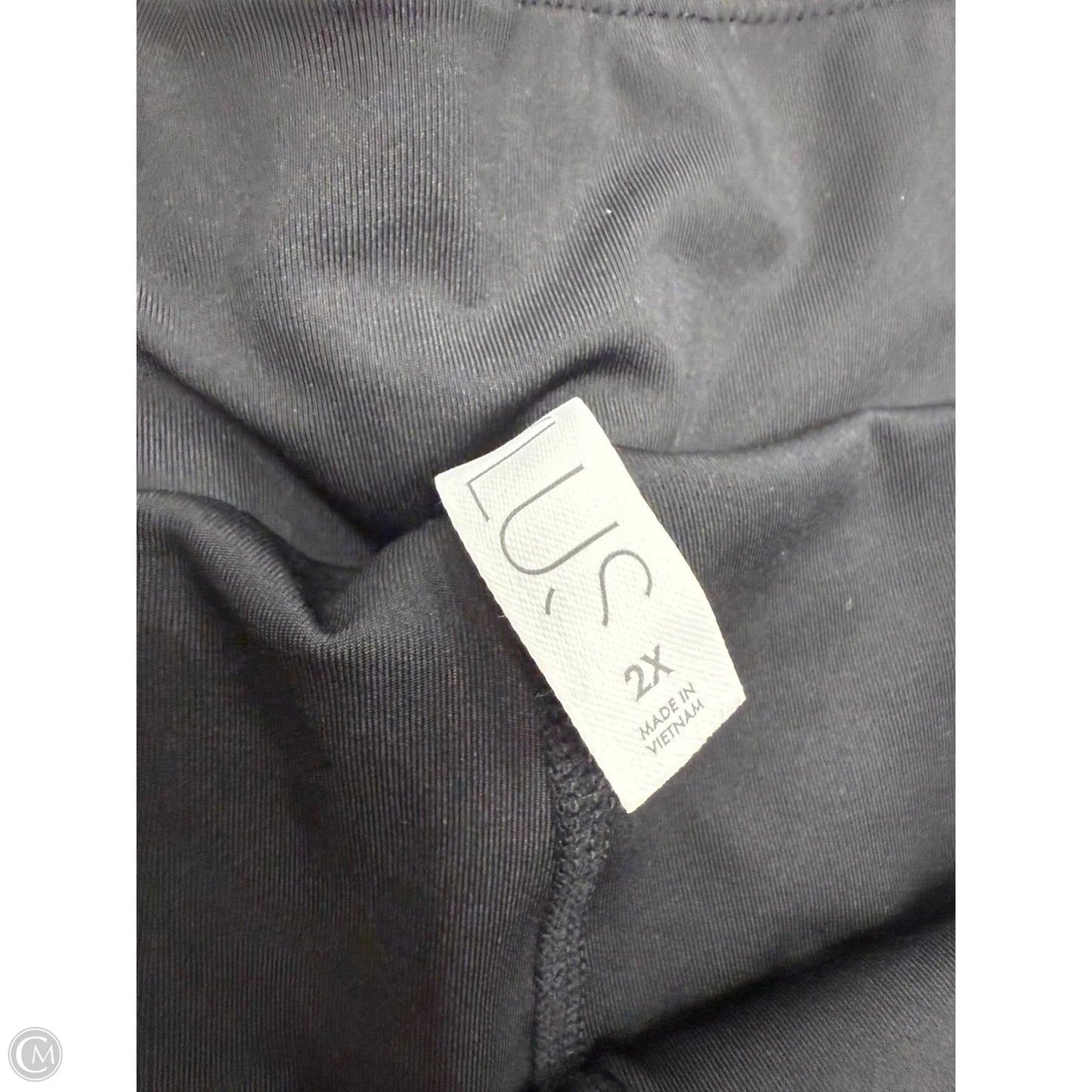 Skort By Stylus In Black, Size: 2x