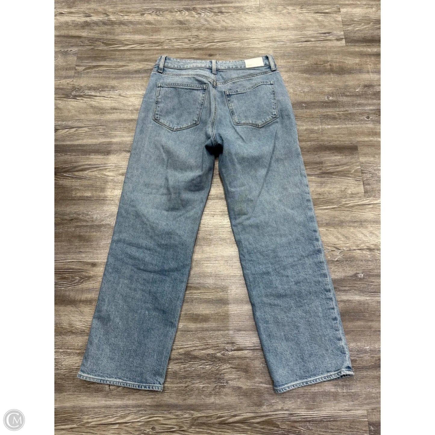 Jeans Straight By Paige In Blue Denim, Size: 6