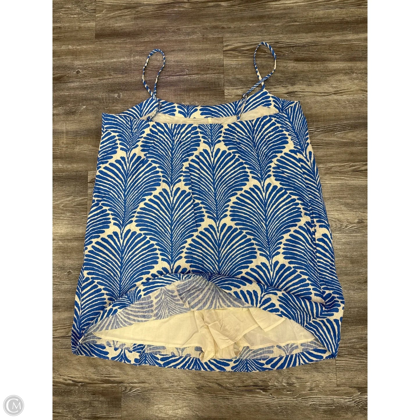 Romper By Abercrombie And Fitch In Blue & Cream, Size: Xl