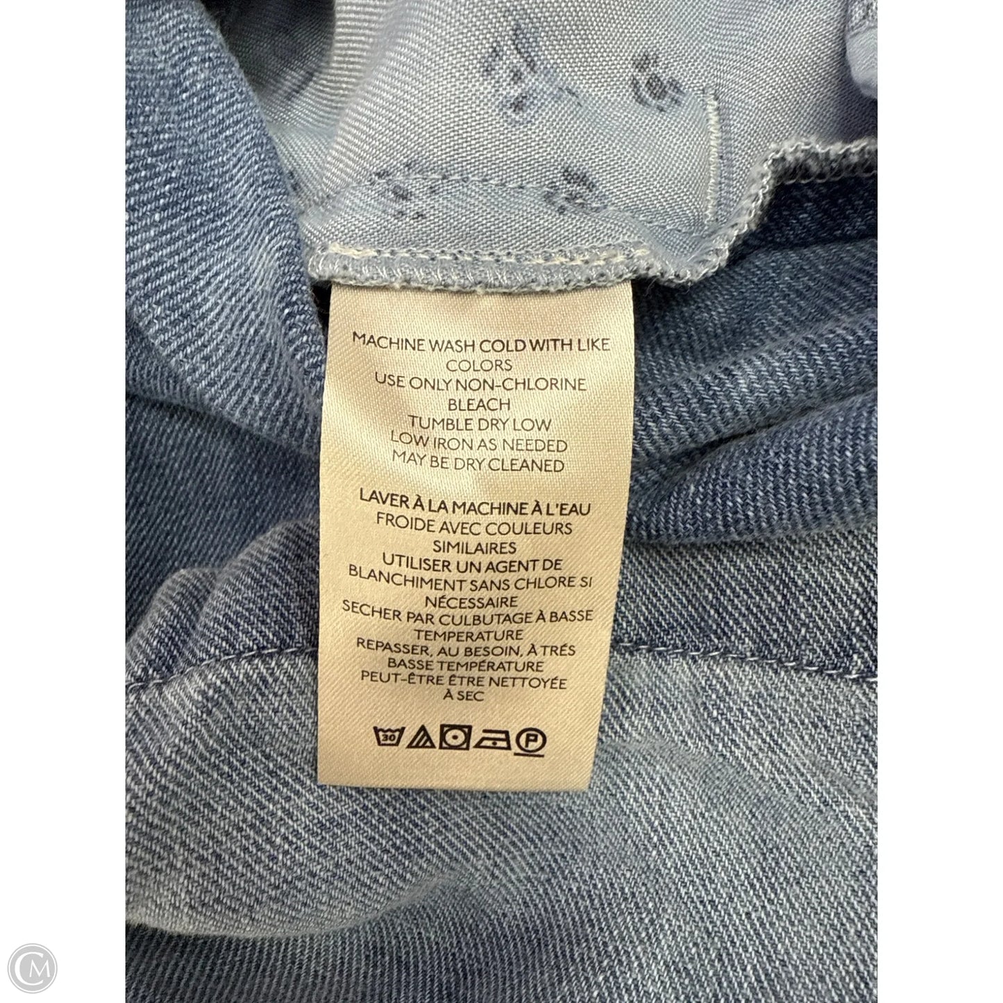 Romper By Pilcro In Blue Denim, Size: M