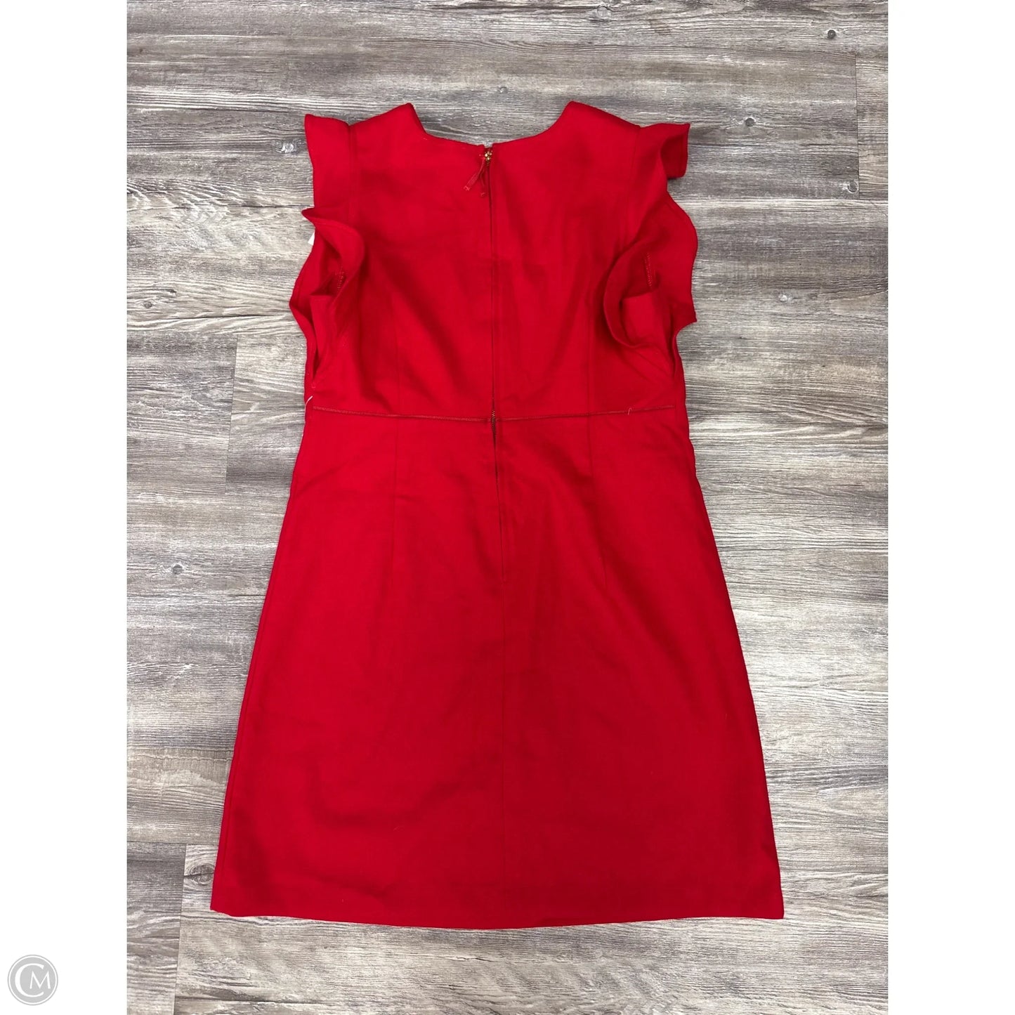 Dress Casual Midi By Vineyard Vines In Red, Size: 8