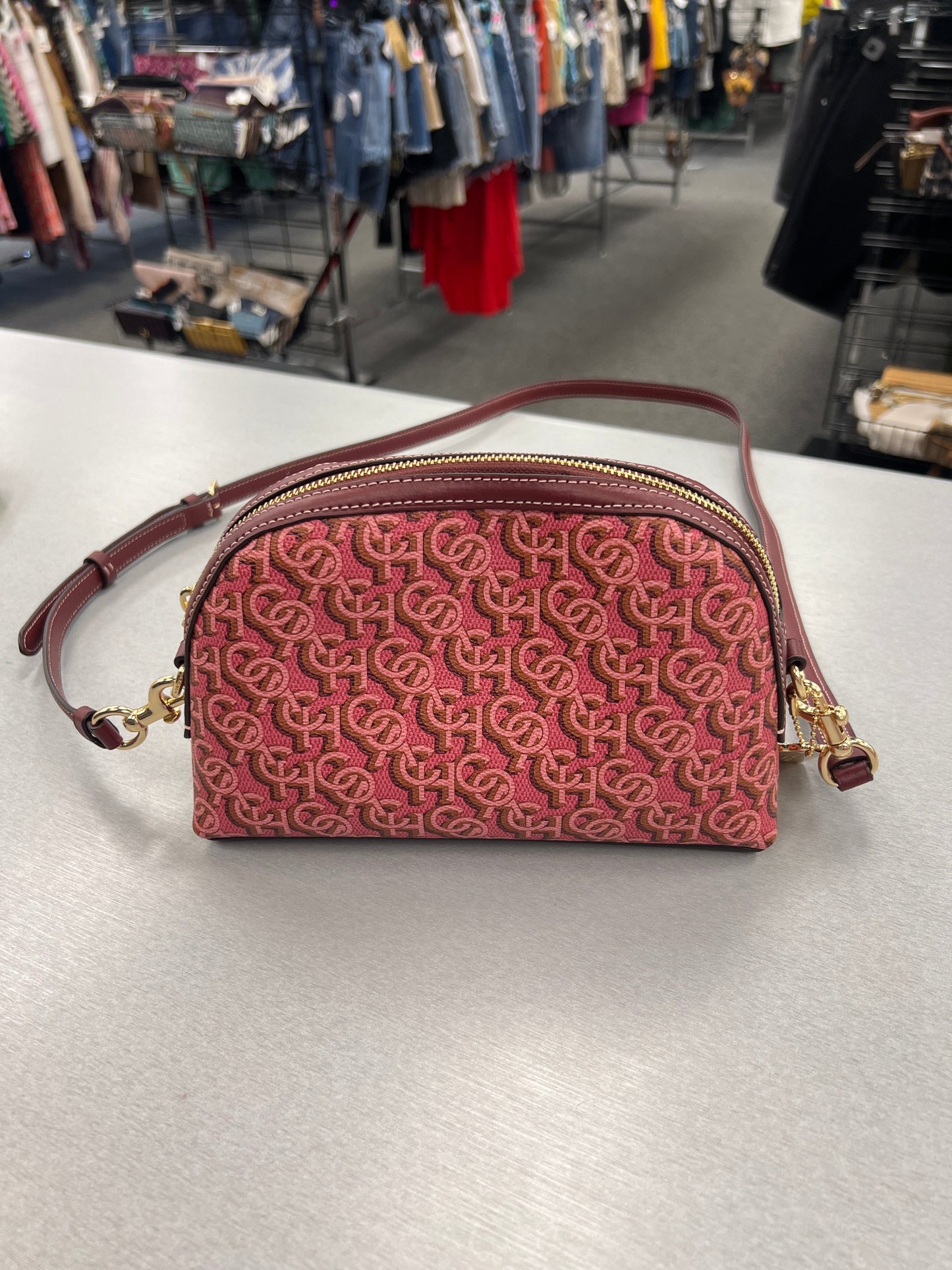 Crossbody Designer By Coach Size: Small
