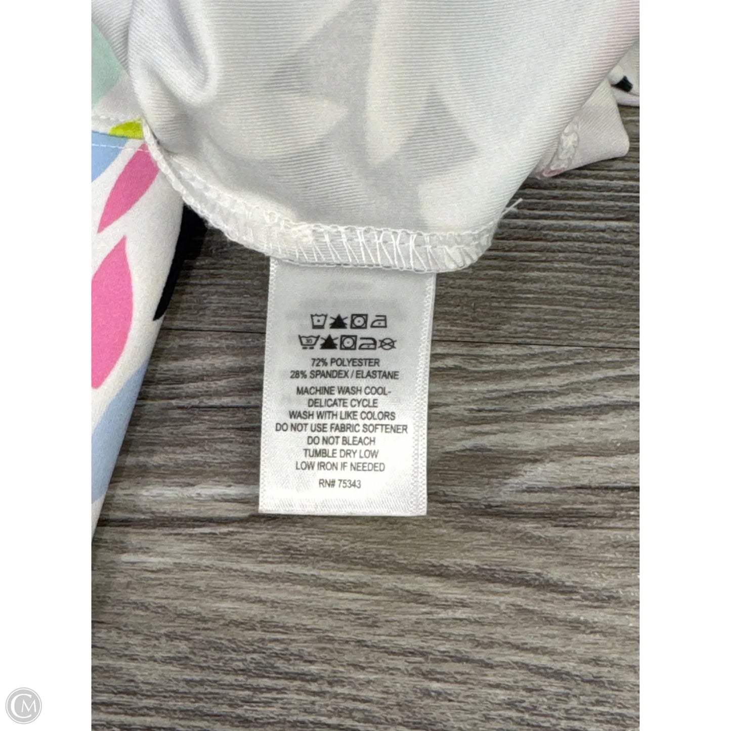 Athletic Top Long Sleeve Collar By Tommy Bahama In Multi-colored, Size: L