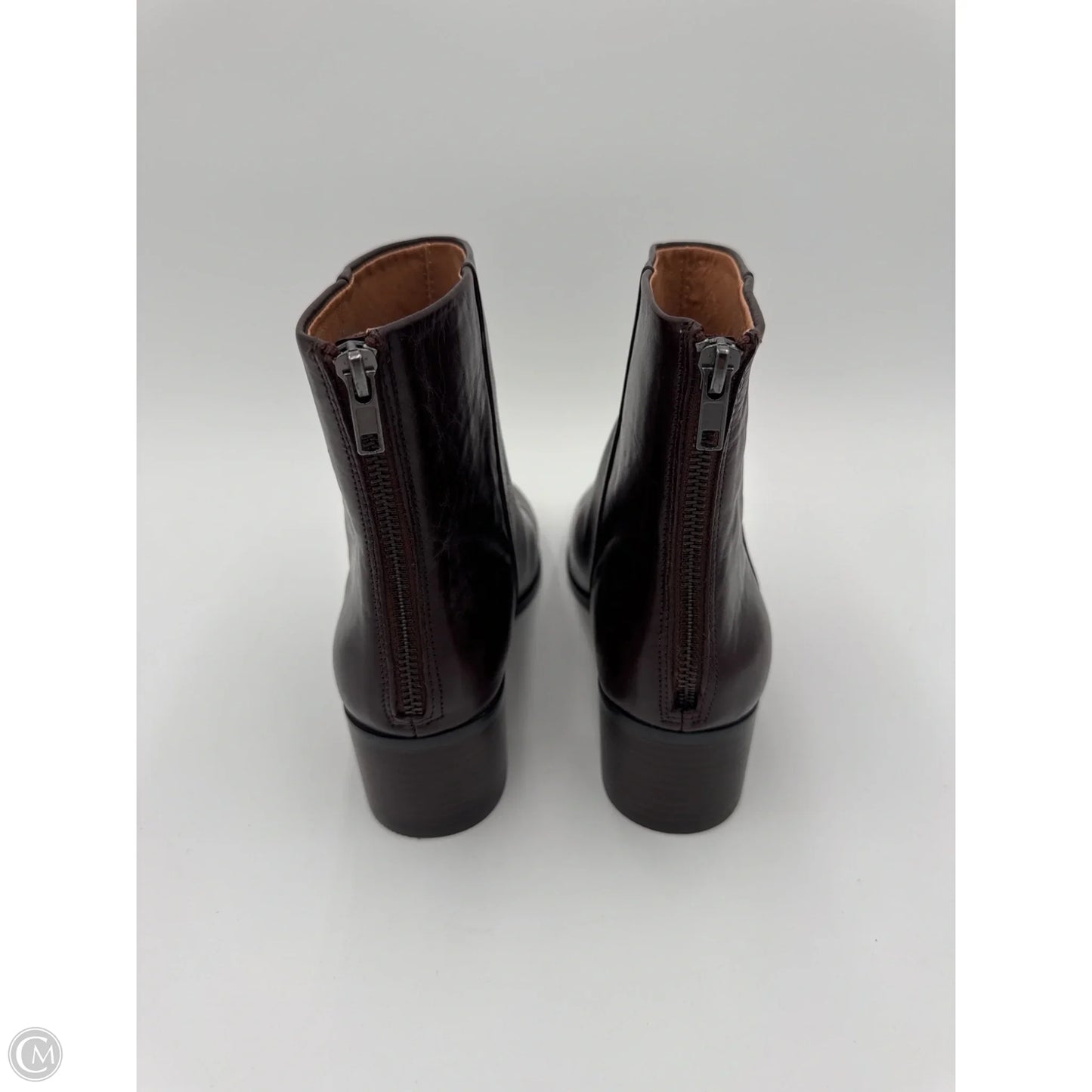 Boots Ankle Heels By Madewell In Brown, Size: 8.5