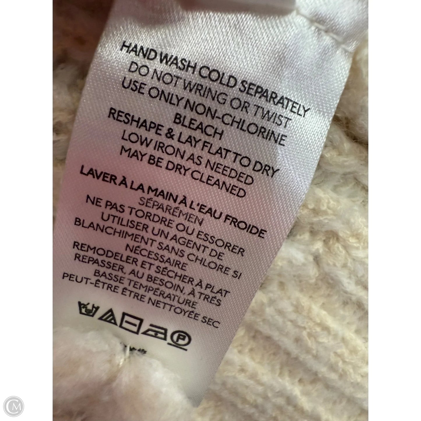 Sweater Cardigan By Anthropologie In Cream, Size: M